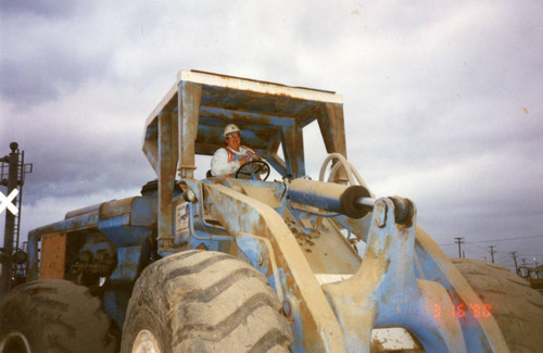 Joyce Best Sanders, heavy equipment operator