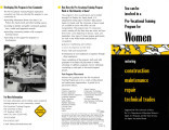 Brochure for The University of Iowa Pre-Vocational Training Program