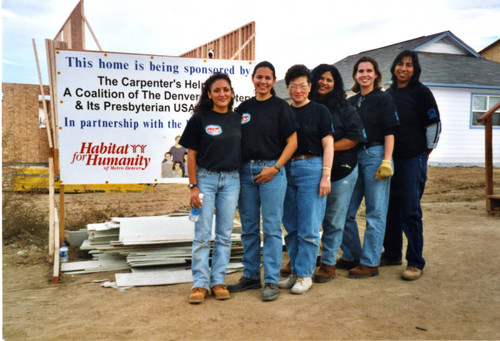 I.B.E.W. Local 11 electricians at Habitat for Humanity