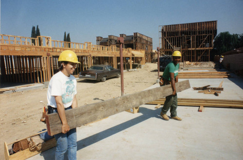 Century Freeway job site