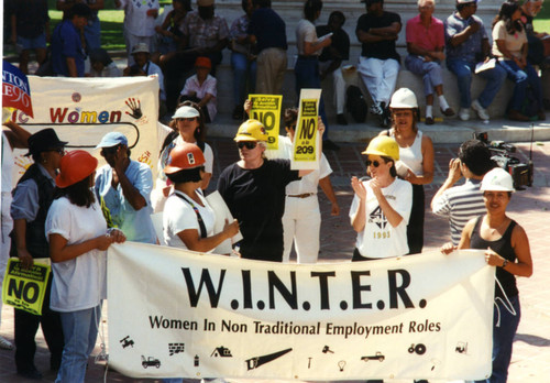 Proposition 209 protest rally