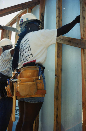 Veda Johnson, carpenter