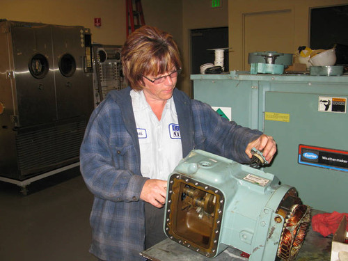 Staci Altemeyer, Local 104 union sheet metal worker