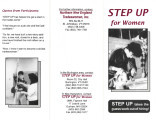 STEP UP for Women brochure