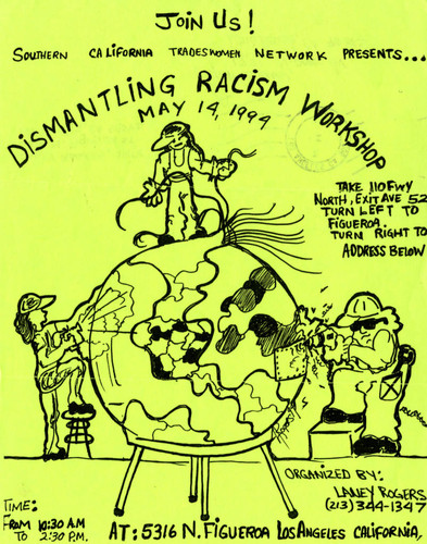 Dismantling Racism Workshop flyer