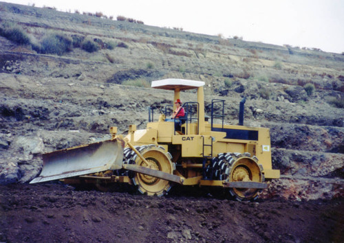 Tradeswoman at a construction site