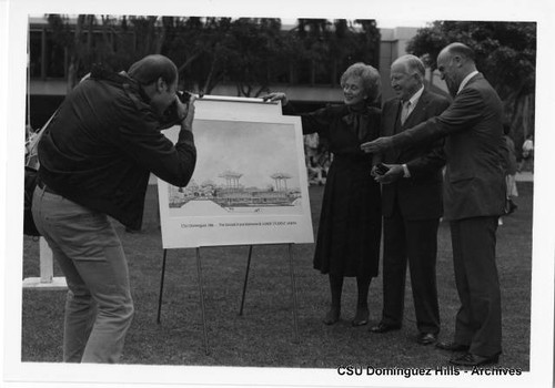 Loker Student Union site dedication