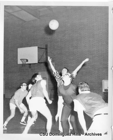 Intramural basketball game