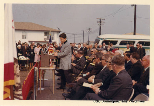 Ric Thomas at Groundbreaking Ceremony (?)