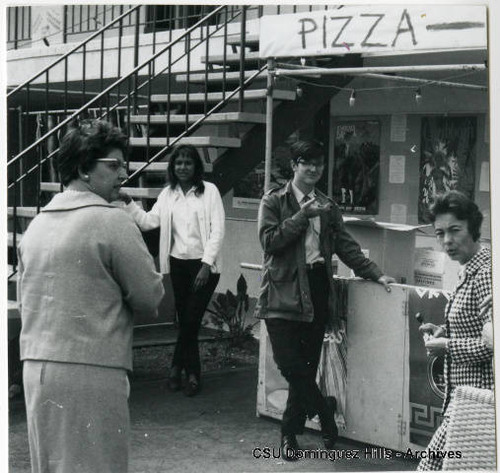 Pizza Booth in Watt Campus Courtyard