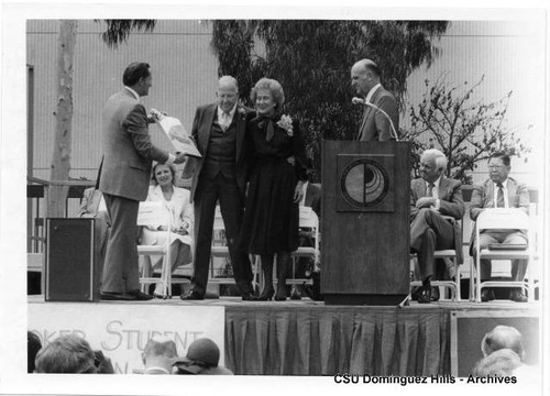 Loker Student Union site dedication