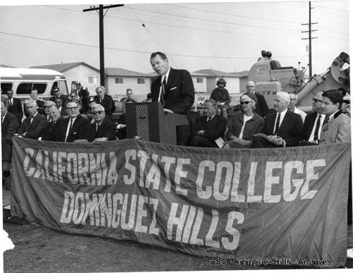 Dominguez Hills campus groundbreaking ceremony