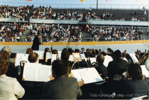 Dominguez Hills Brass Ensemble at graduation