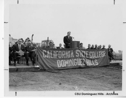 Dominguez Hills campus groundbreaking ceremony