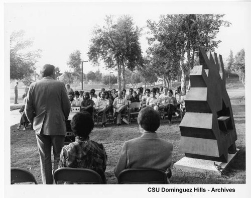 Sculpture Garden Installation and Dedication