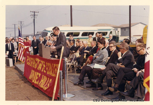 Dominguez Hills Campus groundbreaking ceremony