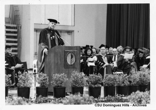 President Brownell at Honors Convocation