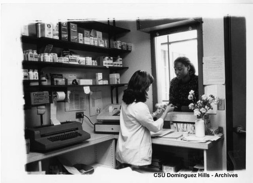 Student receiving care at Student Health Center