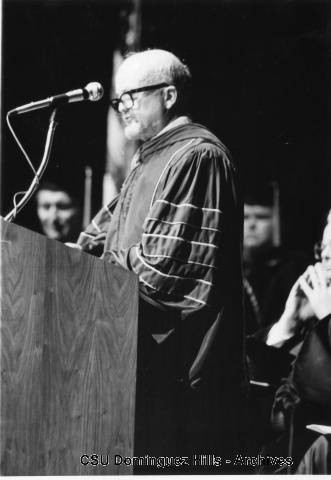 Dr. Grenier speaks at 1984 Convocation