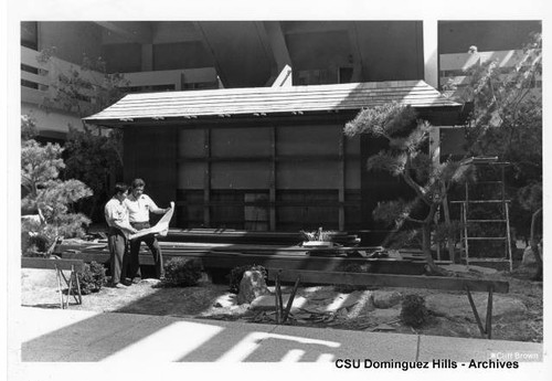 Japanese Garden - construction