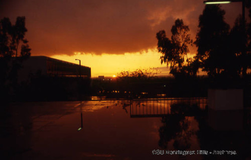 CSUDH campus at sunset — Calisphere