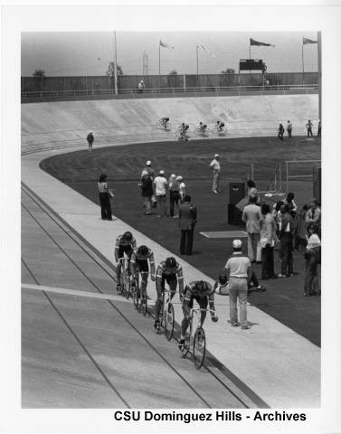 American Cycling team at Velodrome