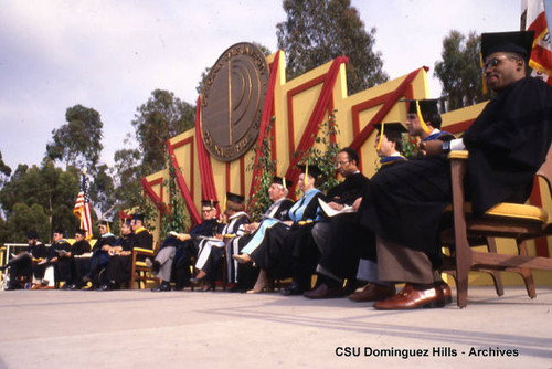 Presidential Party at 1982 graduation