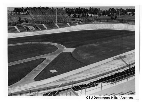 Velodrome with stands