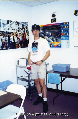 Challenger Learning Center instructor