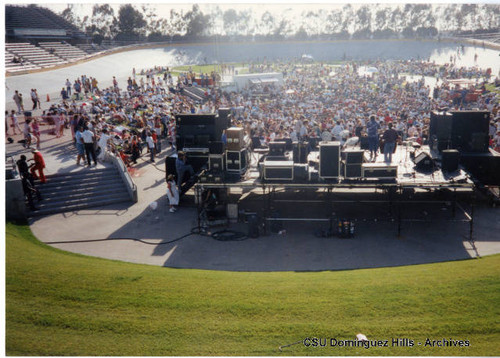 Rock concert in Velodrome infield