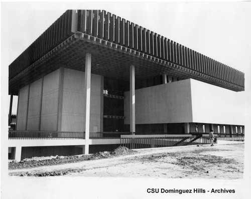 Campus library, viewed from northwest