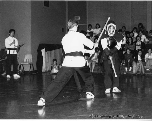 Japanese kendo exhibition