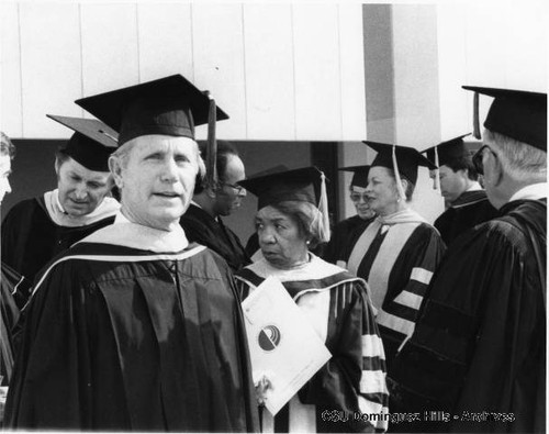 Congressman Anderson with deans and guests