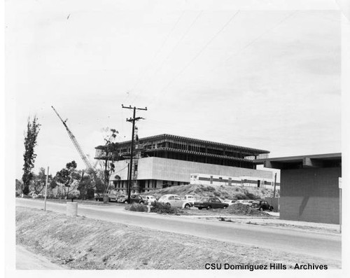 Library building under construction