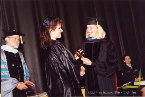 Dean Diane Vines presenting award