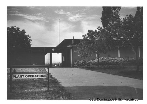 Physical Plant - front entrance