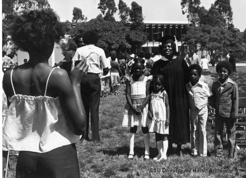 Graduate with children