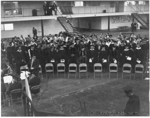 1968 Commencement on Watt Campus