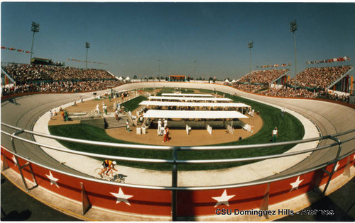 Olympic Velodrome with filled stands