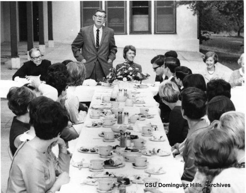 Leo Cain at Faculty Women's Club Luncheon