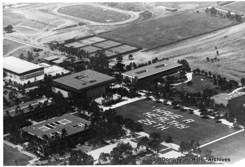 CSUDH campus during 25th anniversary year