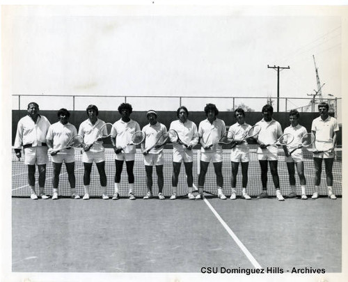 1971 Men's Varsity Tennis team