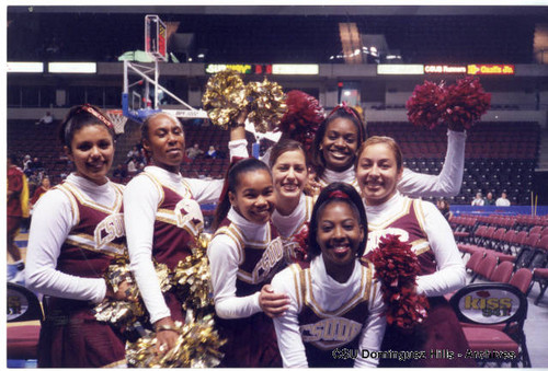 Cheerleaders at game