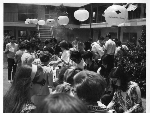 Japanese Luncheon in Watt Campus courtyard