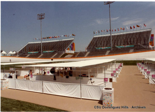 Olympic Velodrome infield and stands