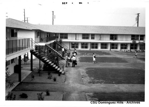 Watt Campus courtyard