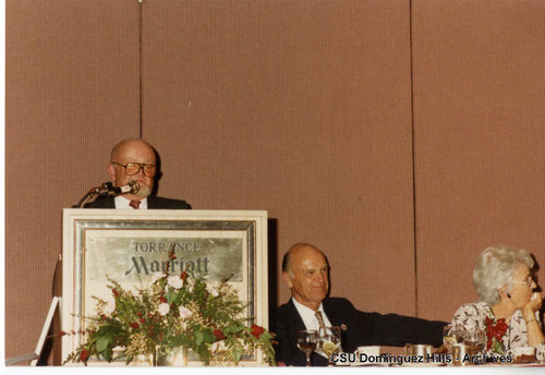 Judson Grenier speaking at John Brownells' retirement dinner