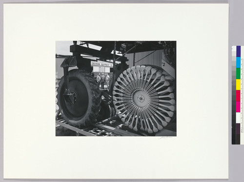 Agricultural Extension, Salinas Valley, Lettuce picking machine