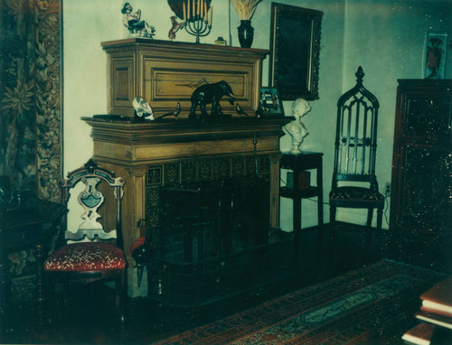 Bernal Adobe fireplace