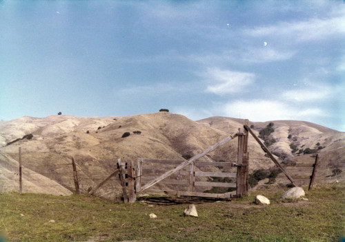 Fence and gate at the Higuera-Galindo Adobe